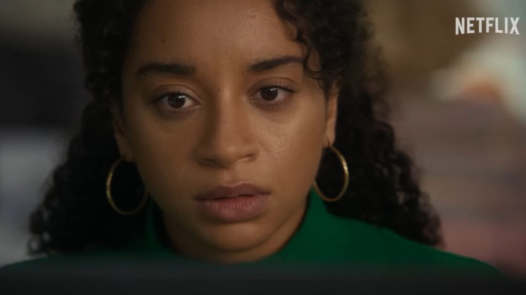 Le personnage de Maria dans Bête Noire // Source : Netflix Le personnage de Maria dans Bête Noire // Source : Netflix