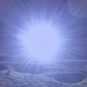 Zoom sur le lever de Soleil sur la Lune. // Source : Via X @Firefly_Space (photo recadrée) Zoom sur le lever de Soleil sur la Lune. // Source : Via X @Firefly_Space (photo recadrée)