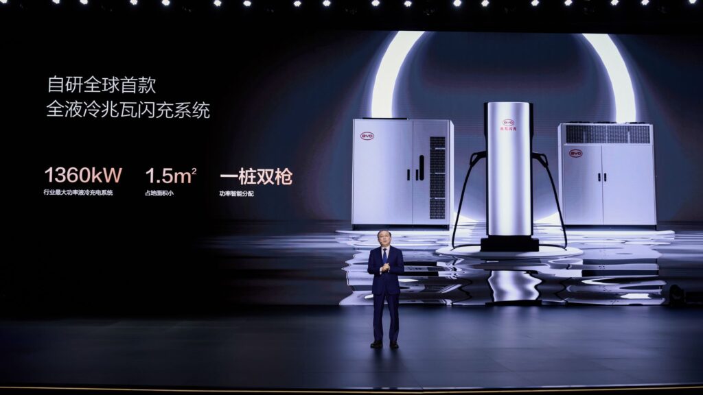 Le Megawatt Flash Charger de BYD // Source : BYD Le Megawatt Flash Charger de BYD // Source : BYD