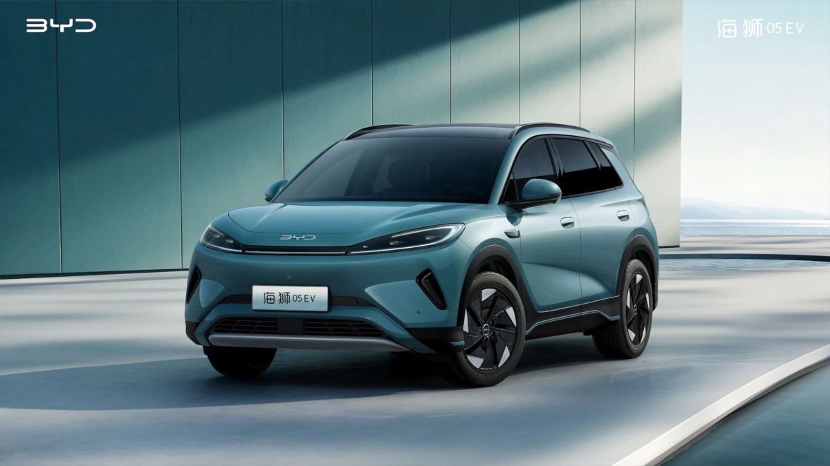 Le BYD Sealion 05 en Chine // Source : BYD Le BYD Sealion 05 en Chine // Source : BYD