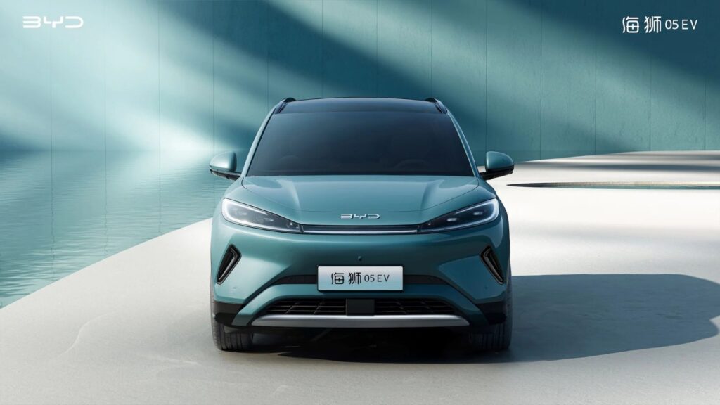 Le BYD Sealion 05 en Chine // Source : BYD Le BYD Sealion 05 en Chine // Source : BYD