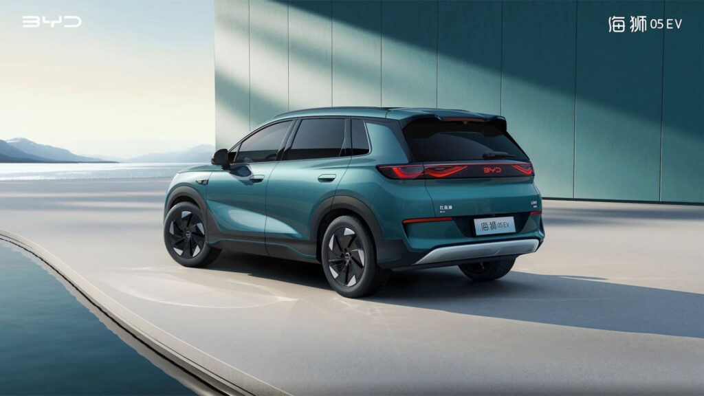 Le BYD Sealion 05 en Chine // Source : BYD Le BYD Sealion 05 en Chine // Source : BYD