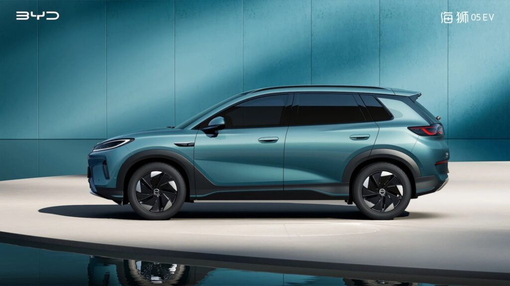 Le BYD Sealion 05 en Chine // Source : BYD Le BYD Sealion 05 en Chine // Source : BYD