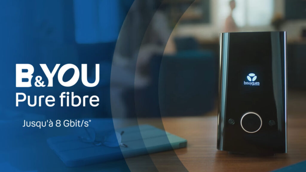 B&You Pure Fibre. // Source : Bouygues B&You Pure Fibre. // Source : Bouygues