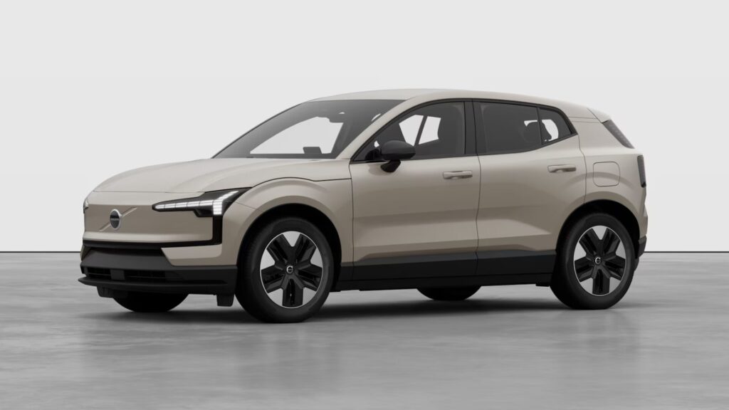 Volvo EX30 en Sable Dune // Source : Volvo