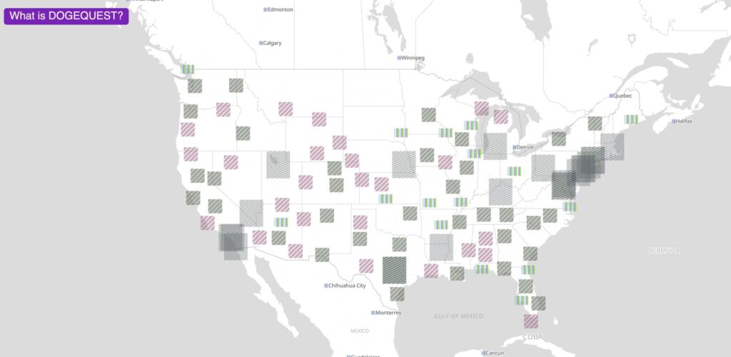 La carte des propriétaires de Tesla. // Source : Numerama La carte des propriétaires de Tesla. // Source : Numerama