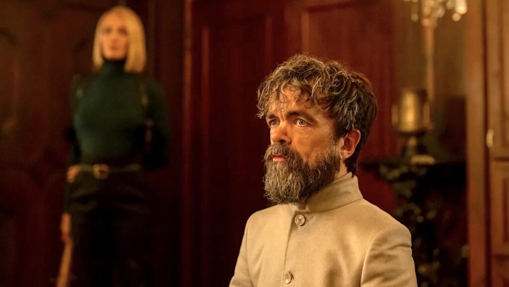 Uma Thurman et Peter Dinklage dans Dexter: Resurrection // Source : Showtime Uma Thurman et Peter Dinklage dans Dexter: Resurrection // Source : Showtime