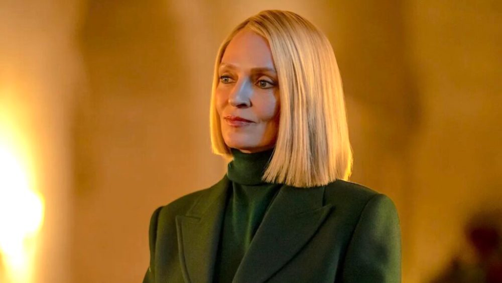 Uma Thurman dans Dexter: Resurrection // Source : Showtime Uma Thurman dans Dexter: Resurrection // Source : Showtime