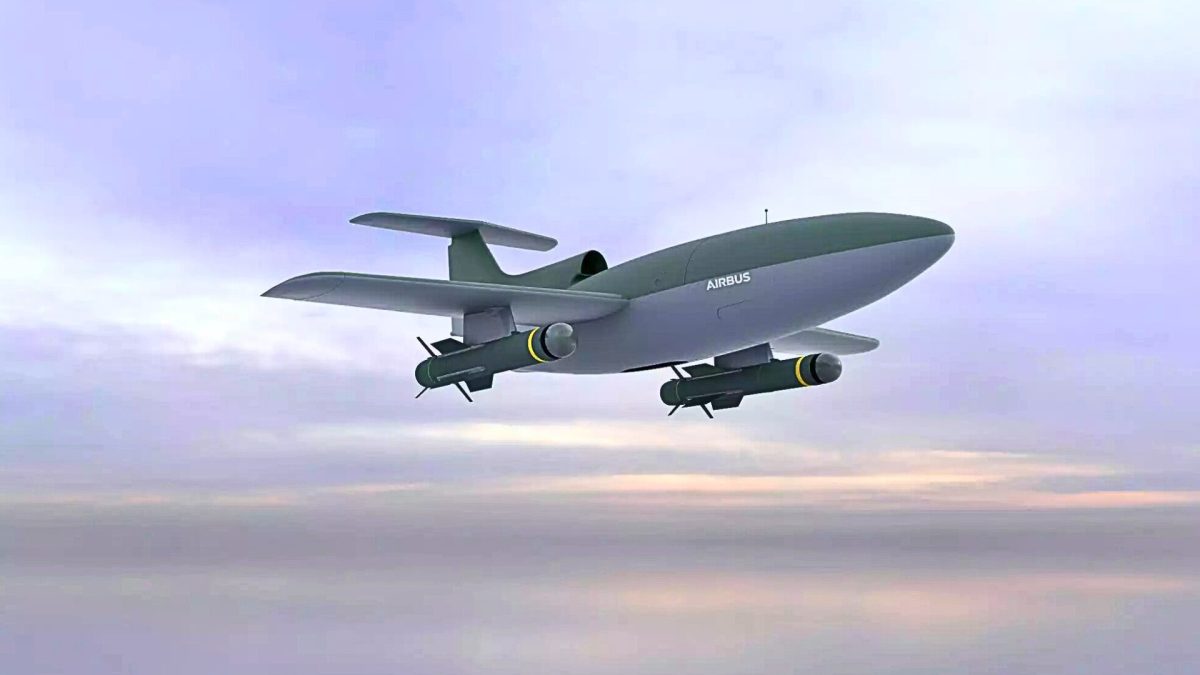 Le projet de drone chasseur de drone. // Source : Airbus Le projet de drone chasseur de drone. // Source : Airbus