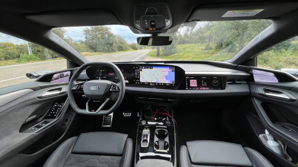 L'Audi A6 Avant e-tron à l'essai // Source : Robin San Vicente pour Numerama L'Audi A6 Avant e-tron à l'essai // Source : Robin San Vicente pour Numerama