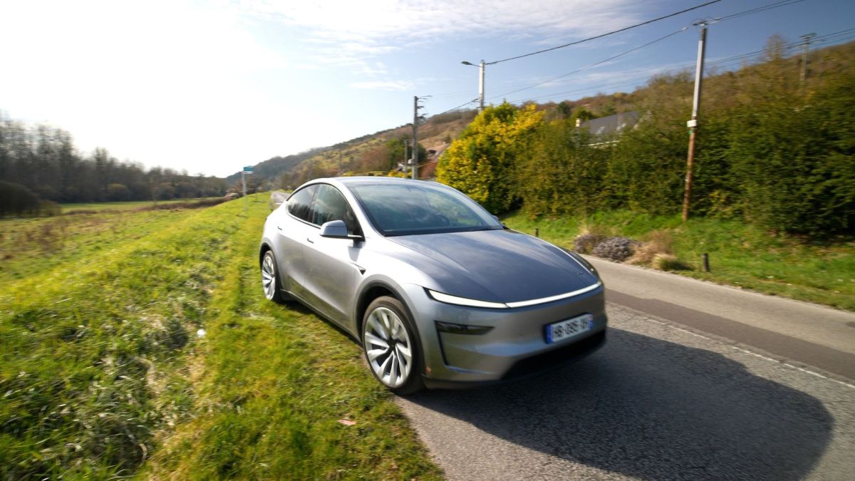Le nouveau Tesla Model Y // Source : Alfred Tertrais pour Numerama Le nouveau Tesla Model Y // Source : Alfred Tertrais pour Numerama