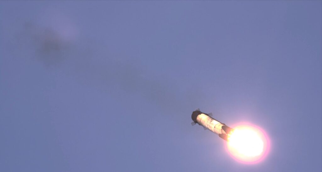 Falcon 9 vue isolée Falcon 9 vue isolée