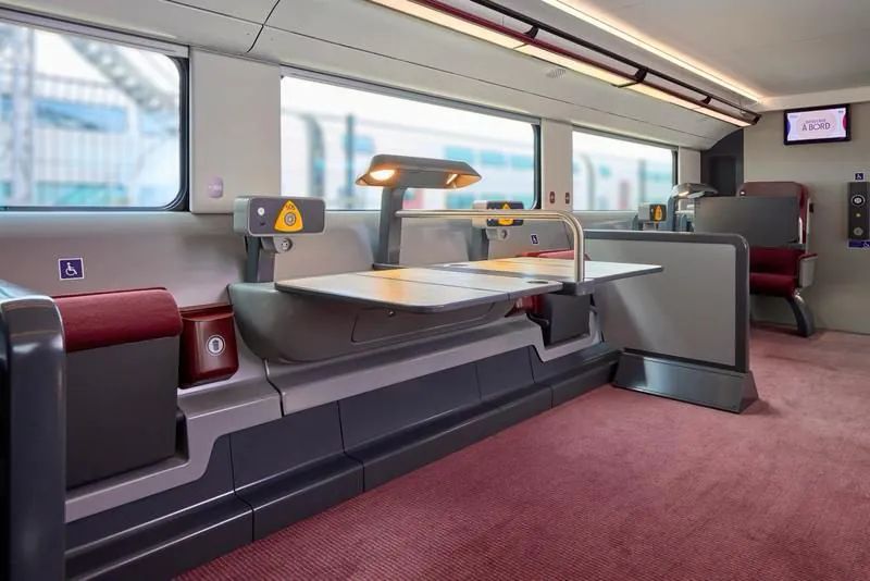 Les nouveaux wagon du TGV M // Source : SNCF Les nouveaux wagon du TGV M // Source : SNCF