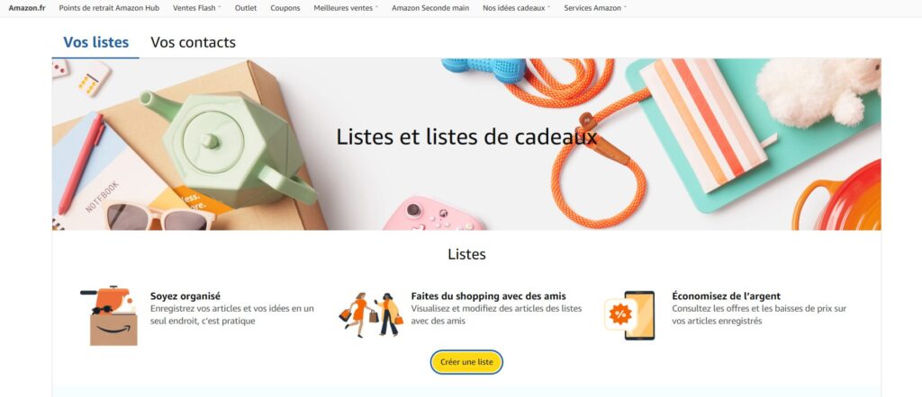 Créer une liste d'achat Amazon Créer une liste d'achat Amazon