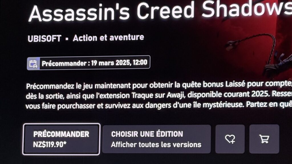 Assassin's Creed Shadows jouable plus rapidement // Source : Maxime Claudel pour Numerama Assassin's Creed Shadows jouable plus rapidement // Source : Maxime Claudel pour Numerama