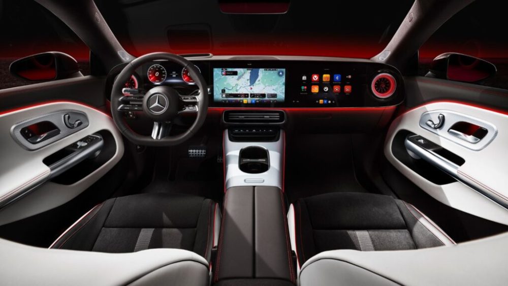 La nouvelle Mercedes CLA électrique (2025) // Source : Mercedes-Benz La nouvelle Mercedes CLA électrique (2025) // Source : Mercedes-Benz