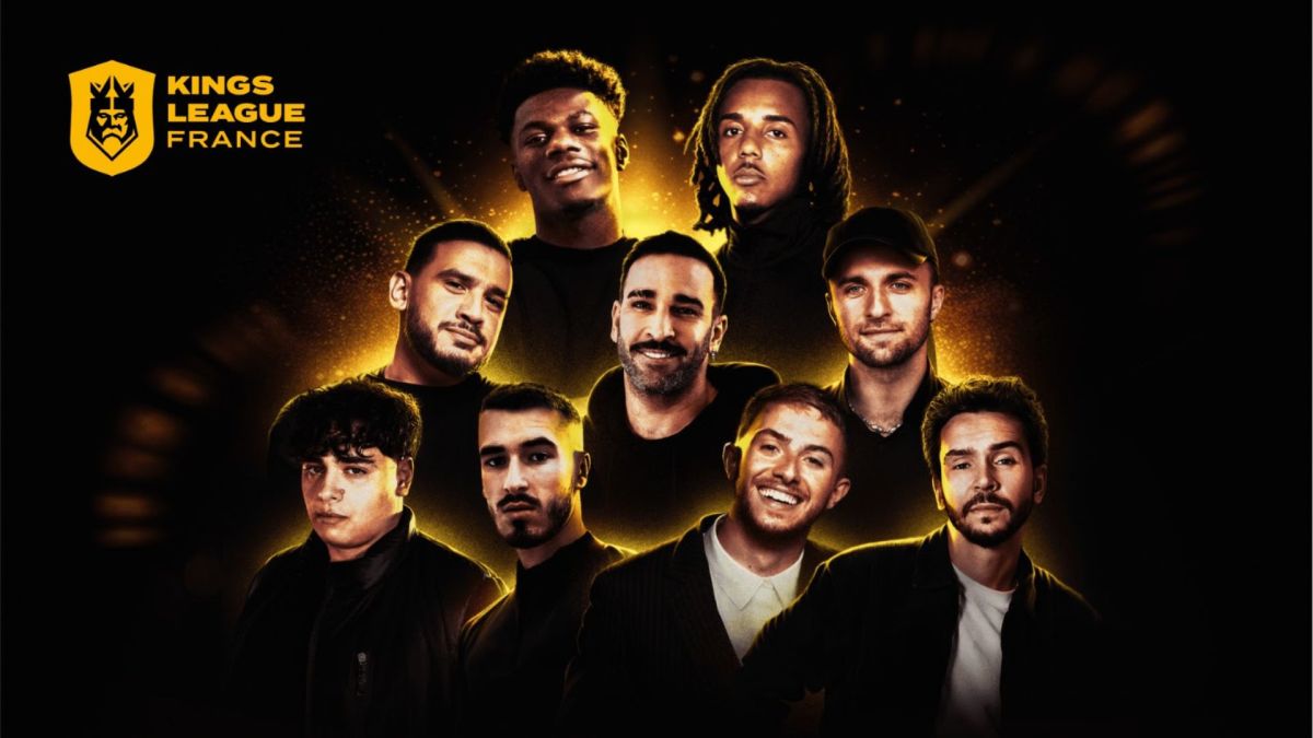 Les chefs d'équipe de la Kings League France // Source : Kings League Les chefs d'équipe de la Kings League France // Source : Kings League