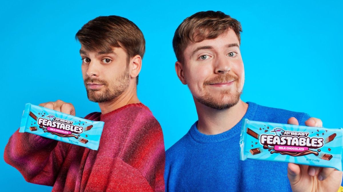 MrBeast et ses Feastables // Source : Feastables MrBeast et ses Feastables // Source : Feastables