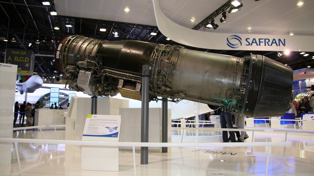 Le moteur M88 de Safran. // Source : Okki Le moteur M88 de Safran. // Source : Okki
