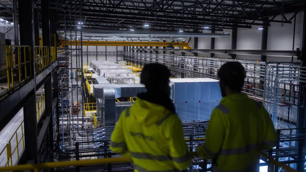 Au sein de la production Northvolt // Source : Northvolt Au sein de la production Northvolt // Source : Northvolt