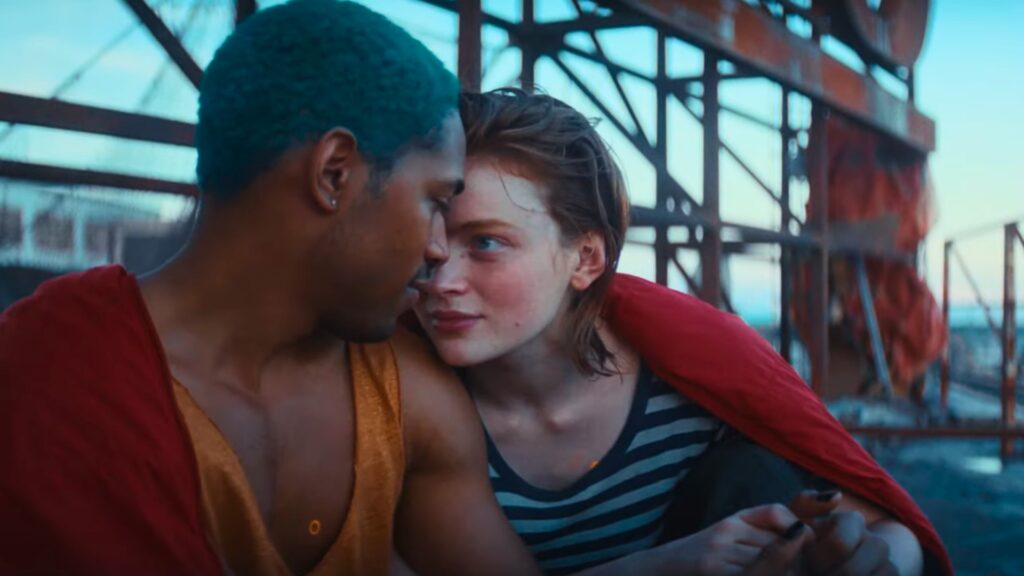 Euri (Kelvin Harrison Jr.) et O'Dessa (Sadie Sink). // Source : Disney+ Euri (Kelvin Harrison Jr.) et O'Dessa (Sadie Sink). // Source : Disney+