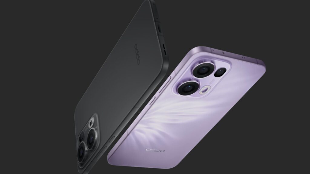 L'oppo reno 13 pro 5g possède une bonne prise en main // Source : Oppo L'oppo reno 13 pro 5g possède une bonne prise en main // Source : Oppo