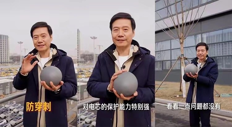 Pastèque enrobée avant et après la chute de 6étage // Source : Montage vidéo Xiaomi Pastèque enrobée avant et après la chute de 6étage // Source : Montage vidéo Xiaomi