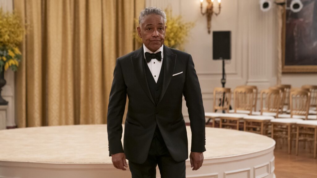 Giancarlo Esposito dans La Résidence // Source : Jessica Brooks/Netflix Giancarlo Esposito dans La Résidence // Source : Jessica Brooks/Netflix
