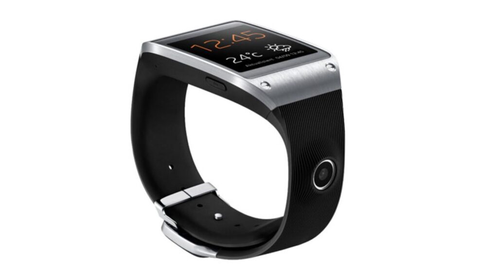 La caméra de la Samsung Galaxy Gear. La caméra de la Samsung Galaxy Gear.
