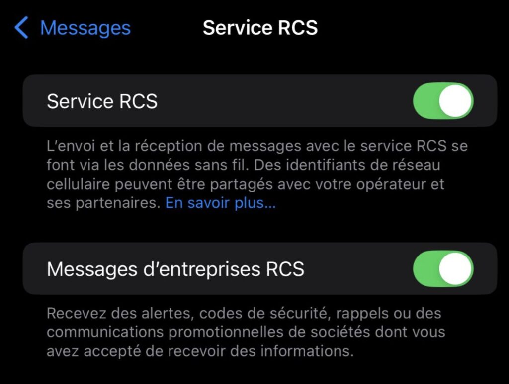 Les RCS dans iOS 18.4 chez Orange. Les RCS dans iOS 18.4 chez Orange.