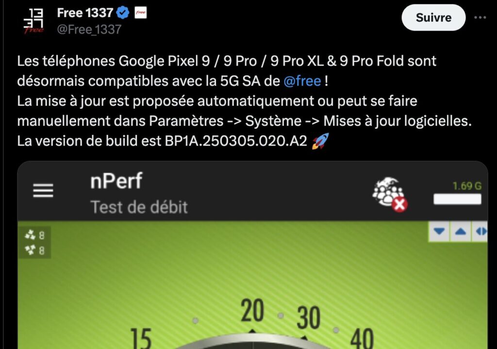 L'annonce du 1337, le service technique de Free. L'annonce du 1337, le service technique de Free.