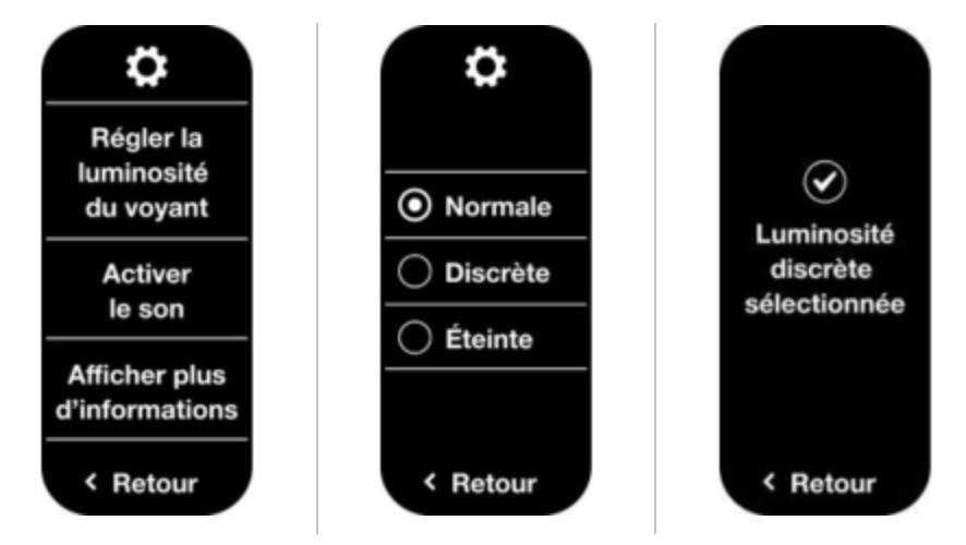 Le voyant lumineux peut enfin être contrôlé depuis l'écran tactile. Le voyant lumineux peut enfin être contrôlé depuis l'écran tactile.