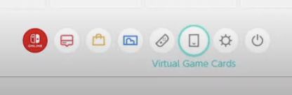 Le nouveau bouton Virtual Game Card. Le nouveau bouton Virtual Game Card.