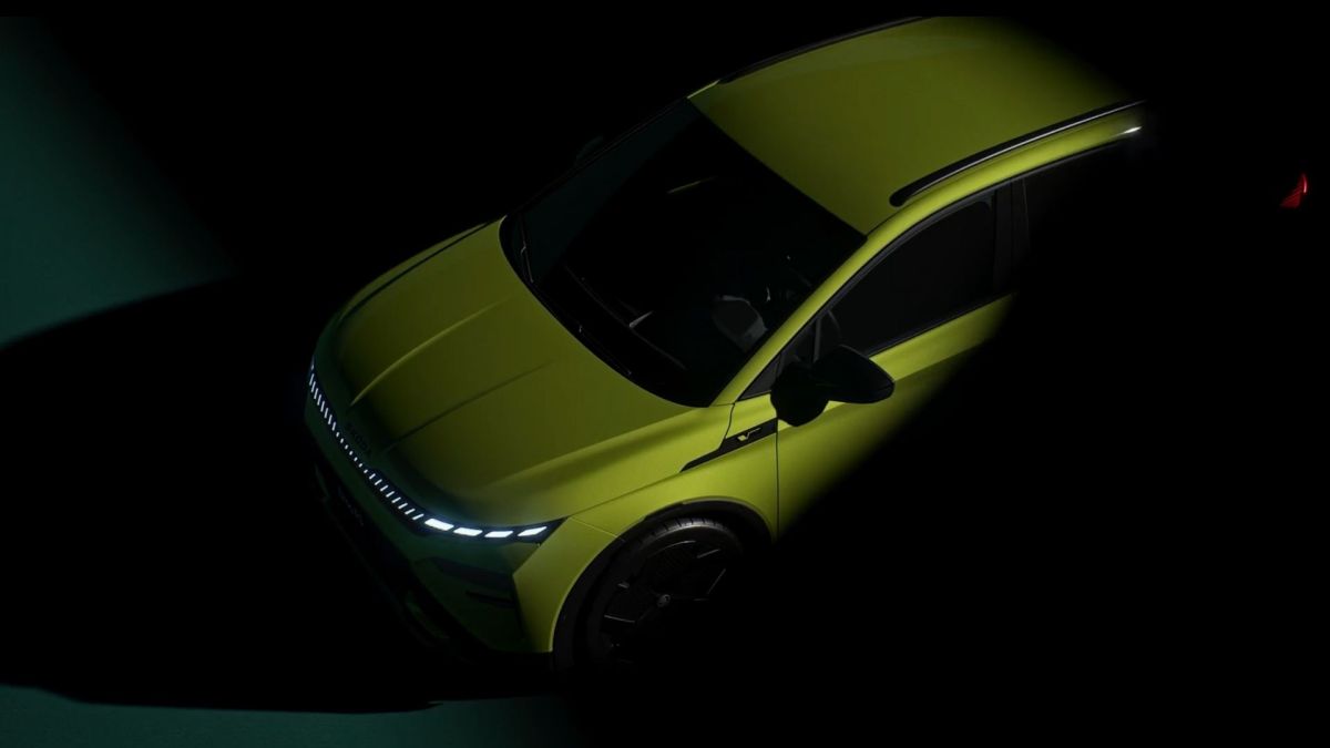 Le Skoda Elroq RS se laisse entrevoir // Source : Skoda Le Skoda Elroq RS se laisse entrevoir // Source : Skoda
