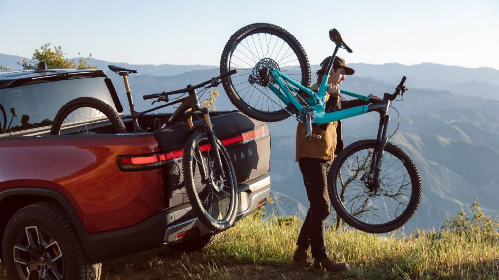 Rivian et le vélo // Source : Rivian