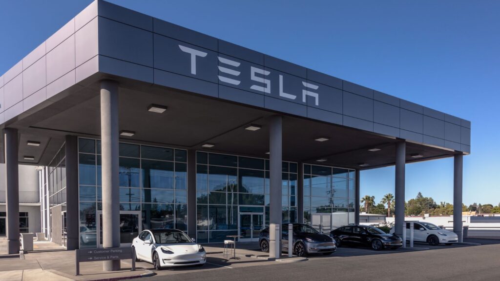 Un point de vente Tesla aux États-Unis // Source : Tesla