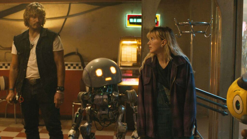 Un robot dans le film The Electric State. // Source : Netflix Un robot dans le film The Electric State. // Source : Netflix