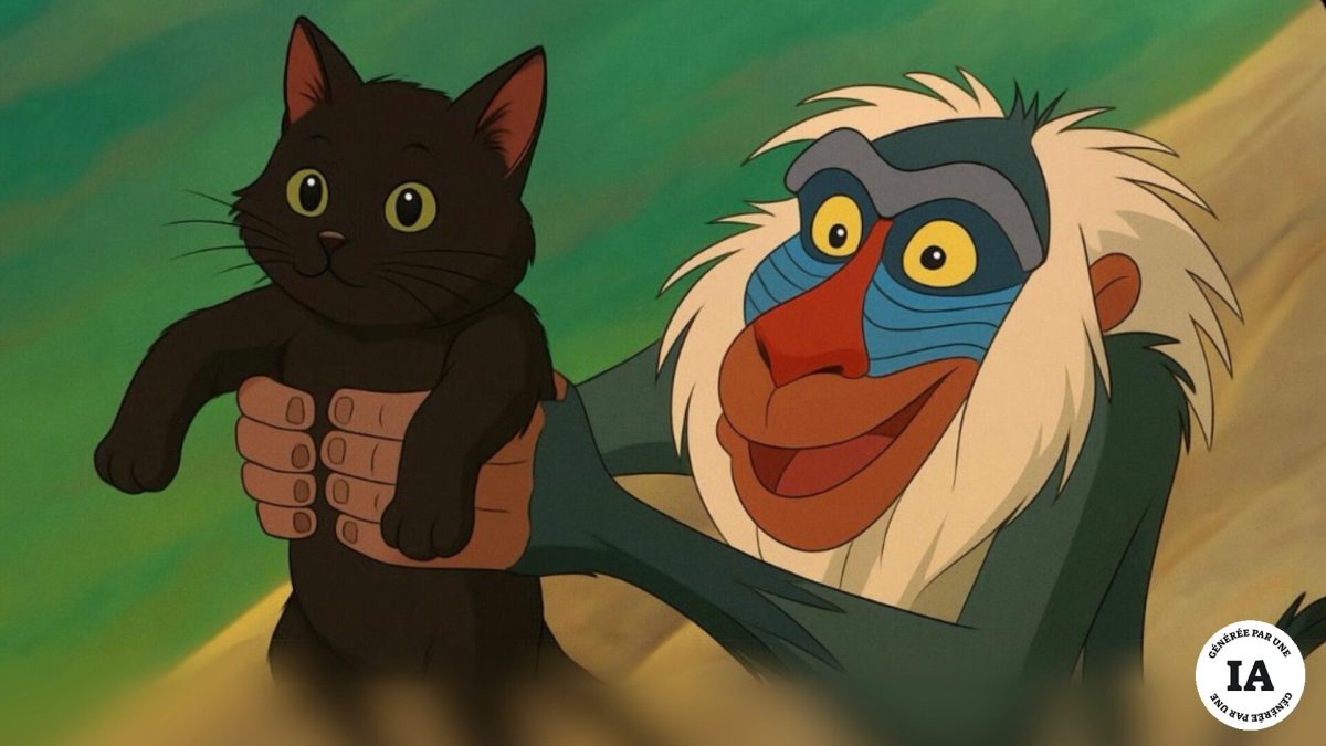 Mon chat, nouveau Simba. // Source : Numerama avec ChatGPT Mon chat, nouveau Simba. // Source : Numerama avec ChatGPT
