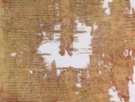 Papyrus Cotton, Detail // Source : Shai Halevi, Courtesy of the Leon Levy Dead Sea Scrolls Digital Library, Israel Antiquities Authority