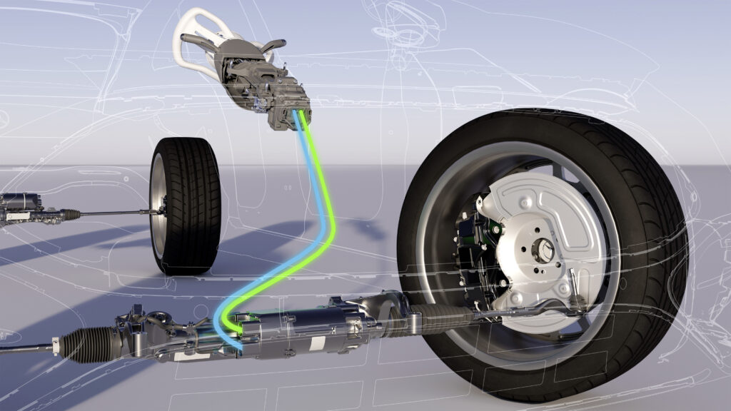 Mercedes va adopter la technologie steer-by-wire // Source : Mercedes Mercedes va adopter la technologie steer-by-wire // Source : Mercedes
