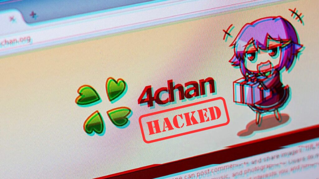 Le forum 4chan a subi une cyberattaque. // Source : Numerama Le forum 4chan a subi une cyberattaque. // Source : Numerama