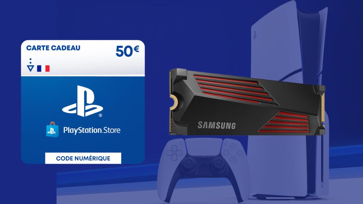 990 pro + 50 € psn // Source : Montage Numerama 990 pro + 50 € psn // Source : Montage Numerama