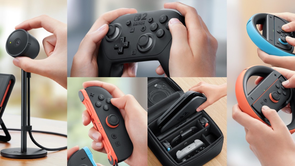 Tous les accessoires de la Switch 2 // Source : Nintendo