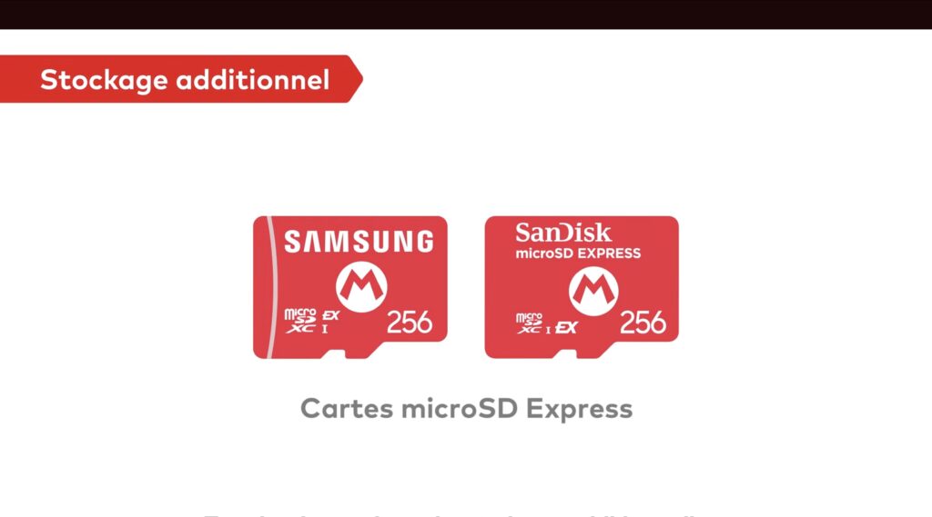 Carte microSD Express Carte microSD Express