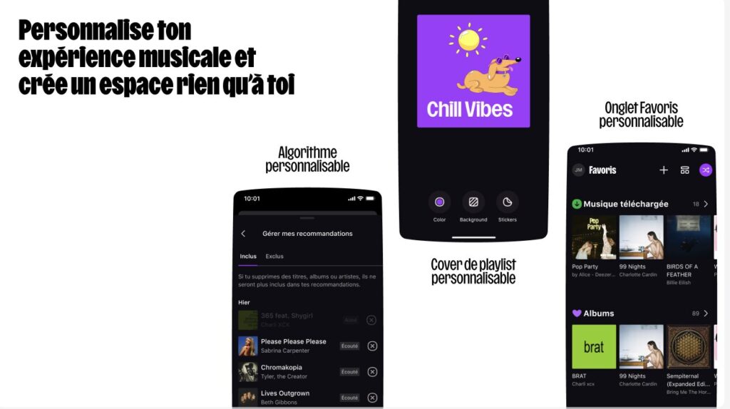 Deezer va lancer plusieurs options de personnalisation. Deezer va lancer plusieurs options de personnalisation.