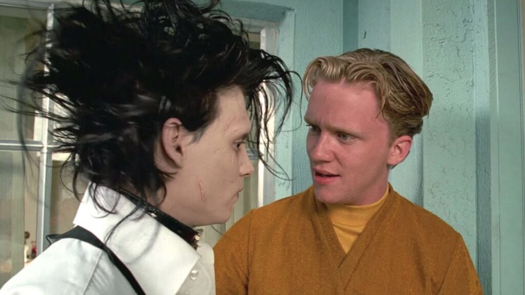 Anthony Michael Hall dans Edward aux mains d'argent // Source : 20th Century Fox