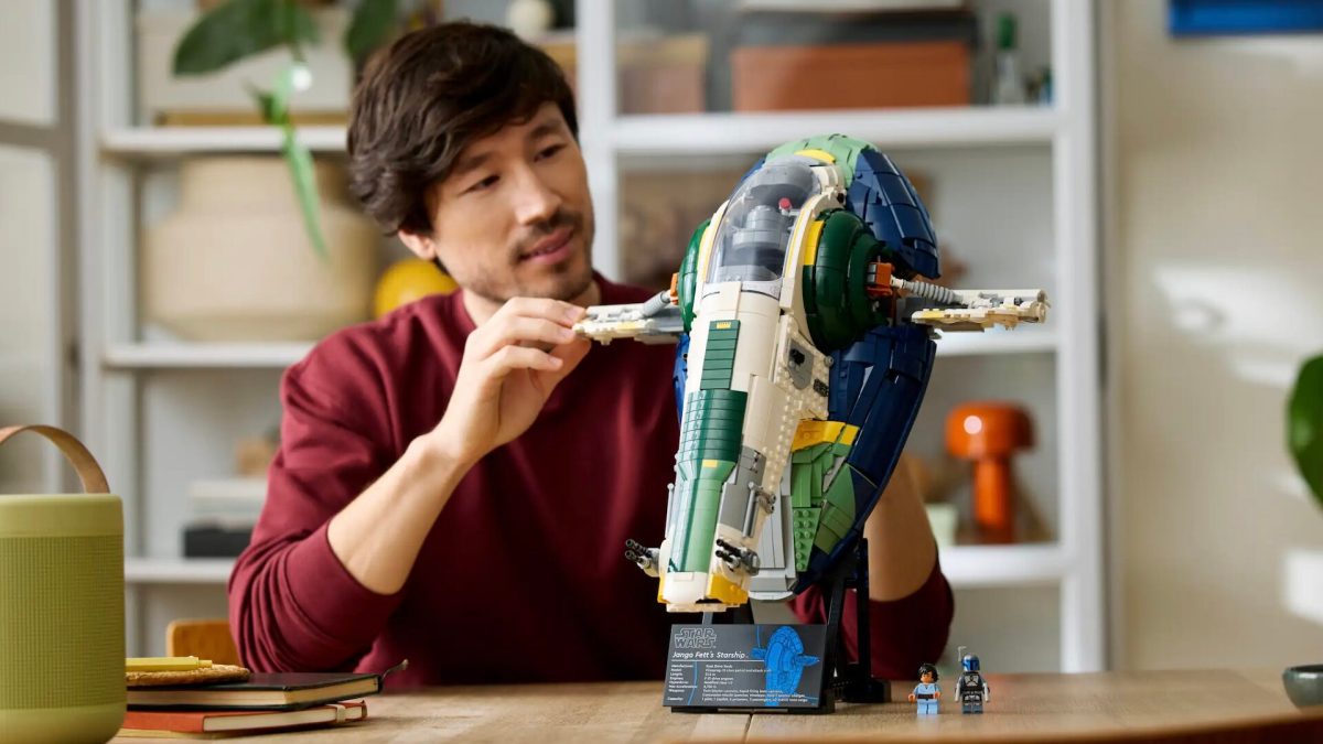 Vaisseau de Jango Fett en Lego // Source : Lego Vaisseau de Jango Fett en Lego // Source : Lego