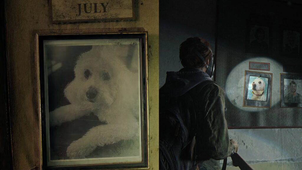 L'employé du mois dans la série vs. dans le jeu // Source : HBO Max / Naughty Dog