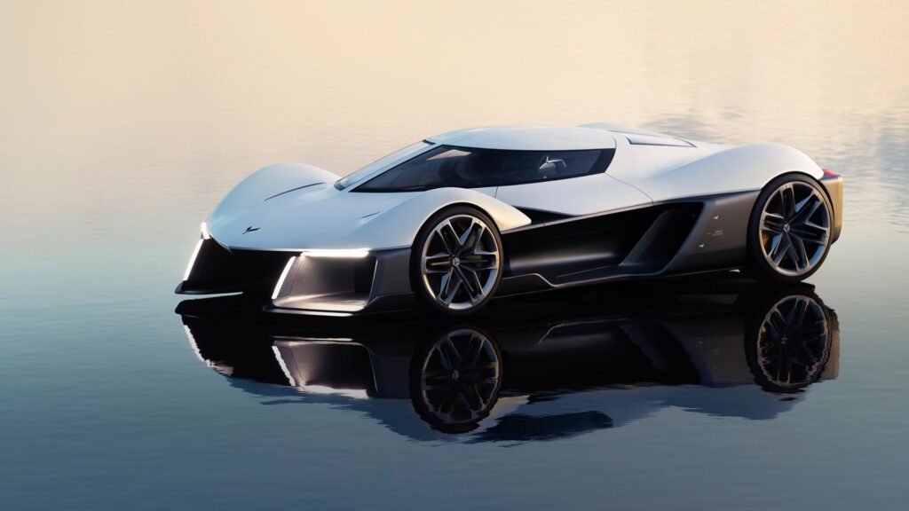 Le concept-car imaginant la prochaine génération de Chevrolet Corvette // Source : GM Le concept-car imaginant la prochaine génération de Chevrolet Corvette // Source : GM