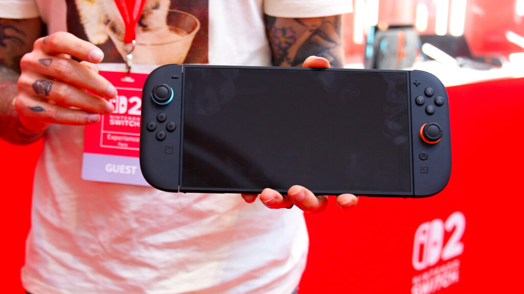 Nintendo Switch 2 // Source : Nino Barbey pour Numerama Nintendo Switch 2 // Source : Nino Barbey pour Numerama